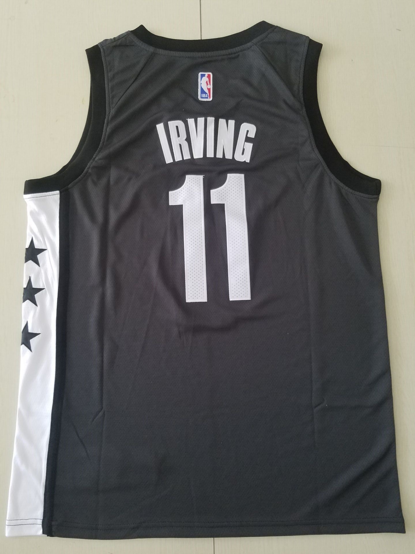 Youth Brooklyn Nets #11 Irving Black Nike Game NBA Jerseys